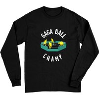 T-shirt GaGa Ball Le Champion du Pit Hexagone Octogone Manches Longues — T-shirts pour hommes