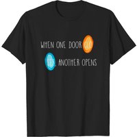 When One Door Opens T-Shirt for Men in Black
