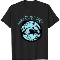 T-shirt Cheshire Alice Cat We're All Mad Here pour hommes — T-shirts pour hommes