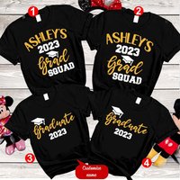 T-shirt de graduation Grad Squad pour hommes 2023 — T-shirts pour hommes