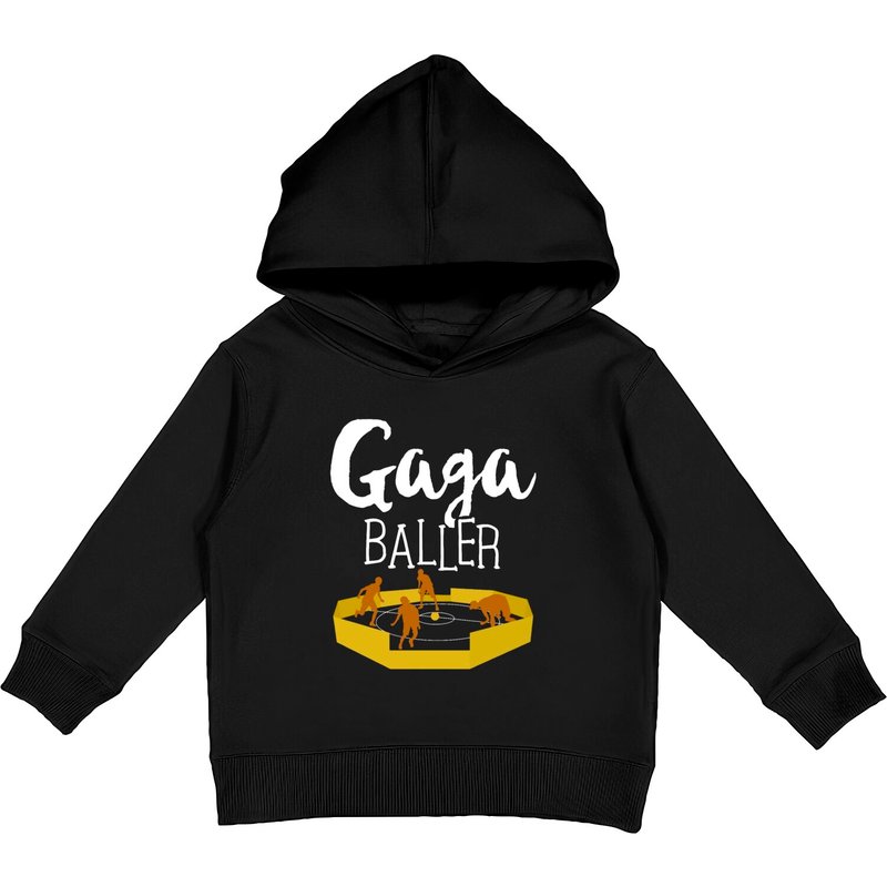 Gaga Ball Shirt Hexagon Octagon Pit Baller Chandail à Capuchon Enfant — Sweats à capuche pour hommes