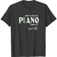 T-shirt Piano pour hommes en noir — T-shirts pour hommes