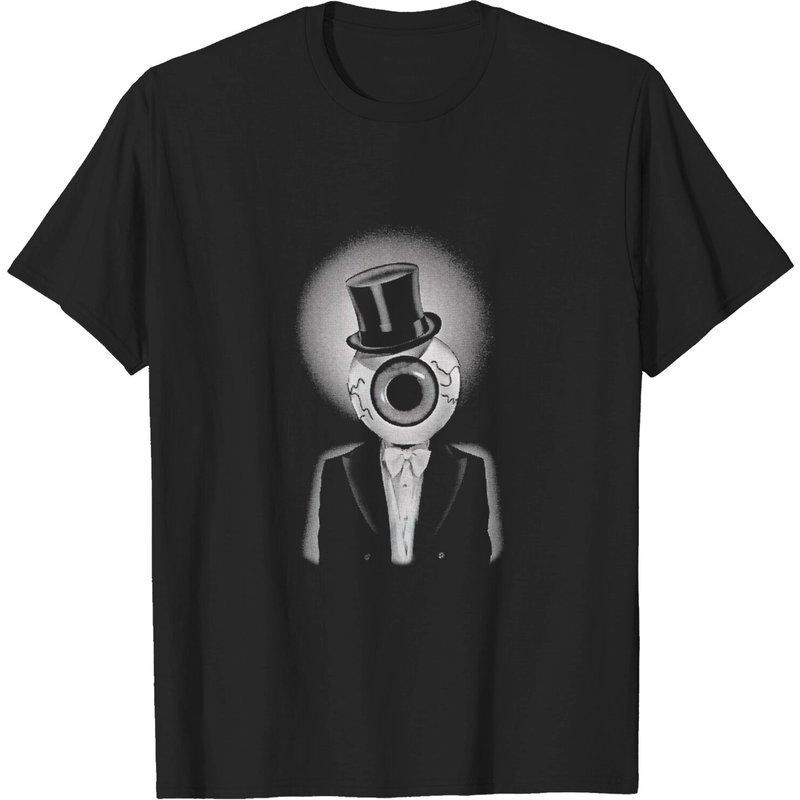 The Residents Unisex T-shirt: Eyeball for Men in Black — Mens T Shirts