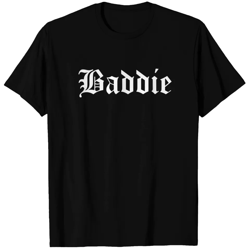 Baddie Hoodie Old English T-shirt à capuche pour hommes — T-shirts pour hommes