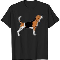 English Foxhound T-Shirt for Men - Black