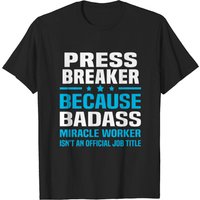 Press Breaker T-shirt for Men in Black