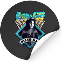 Autocollant Billy Joel - Style Carré Classique — Autocollants et stickers