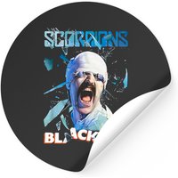 Scorpions Blackout Black Adult Sticker