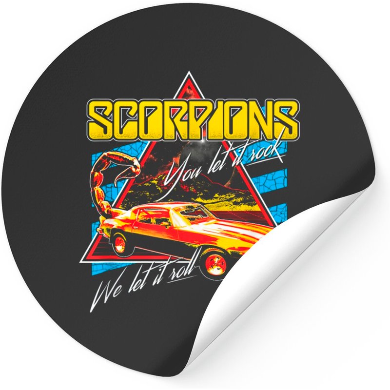 Scorpions You Let It Rock Sticker