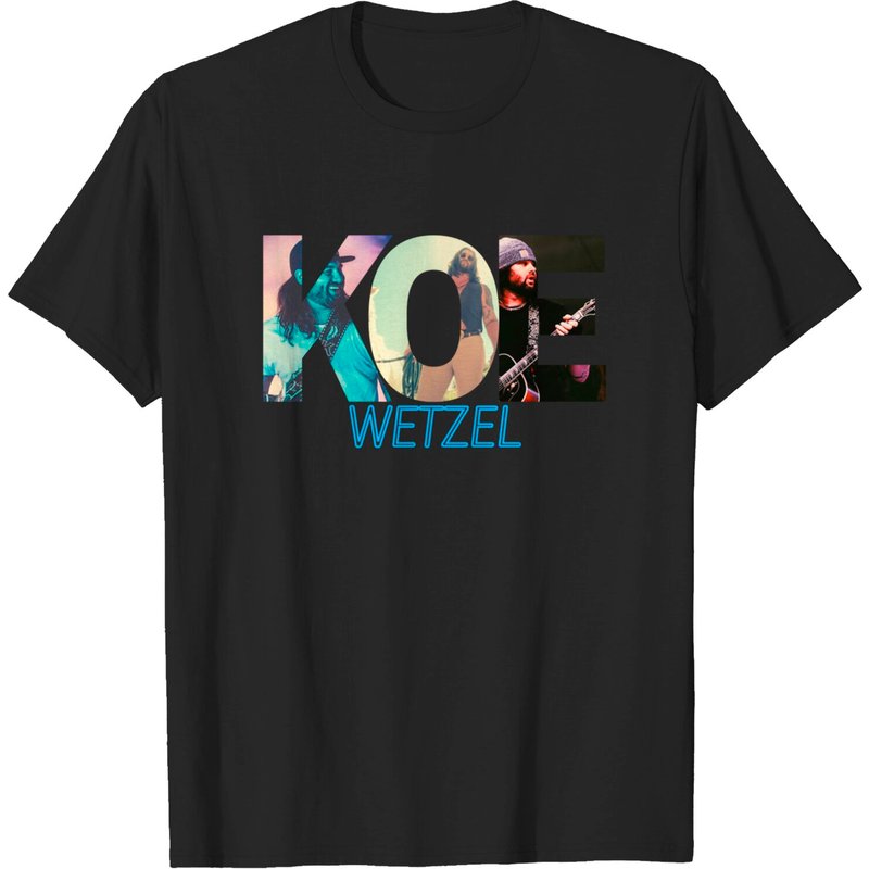 T-shirt Koe Wetzel Sticker Classique pour Hommes