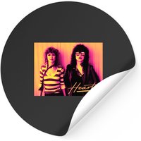 Heart Band Sticker - 80s Aesthetic Design