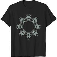 T-shirt Art Grille Abstrait pour Hommes