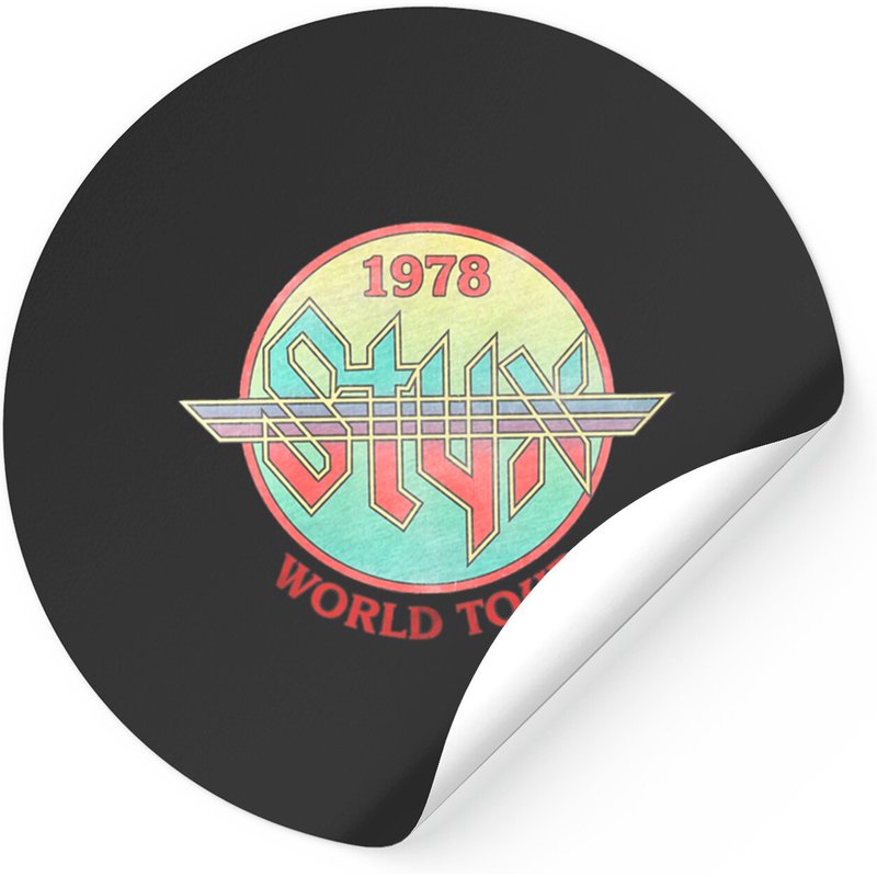 Styx Circle 1978 World Concert Tour Sticker — Stickers & Decals
