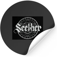 Seether Classic Sticker - Square Style with Glossy Finish
