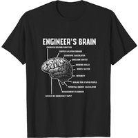 T-shirt cadeau pour ingénieur - Engineers Brain