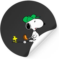 Snoopy Golf Sticker for Black Theme