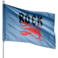 Drapeaux de Maison Rock Metal Homard - Utilisation Extérieure Double-Face — Drapeaux décoratifs