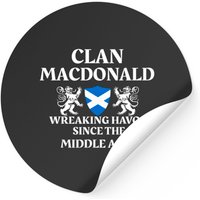 Autocollant de nom de clan écossais Macdonald