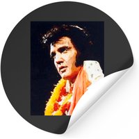 Autocollant Elvis Presley - Peinture Classique Carrée — Autocollants et stickers