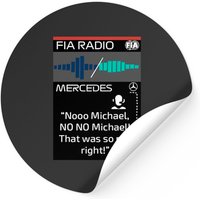 Toto Wolff Angry Team Radio Abu Dhabi 2021 Sticker — Stickers & Decals