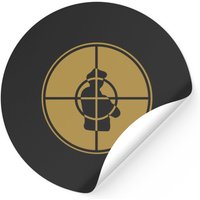 Autocollant Public Enemy - Décalque carré inspiré du hip-hop