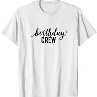 T-shirt Birthday Crew pour hommes en bleu royal — T-shirts pour hommes