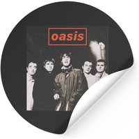 Autocollant de groupe de rock Oasis