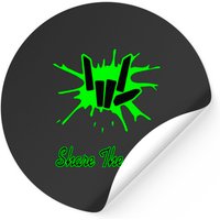 Autocollant Logo Partagez L'Amour pour Enfants et Jeunes — Autocollants et stickers