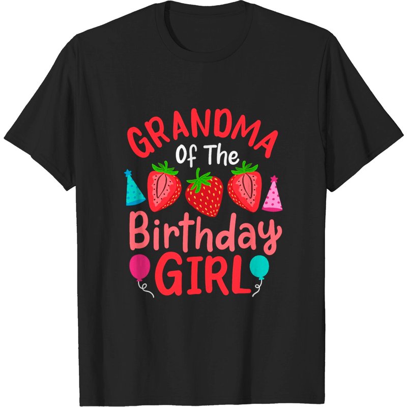 T-shirt Grand-mère Anniversaire Fraises pour Hommes — T-shirts pour hommes