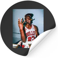 Autocollant Vintage Michael Jordan Threepeat pour hommes