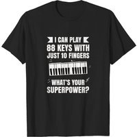 T-shirt Pianiste Synthétiseur de Musique Cadeau Piano pour Hommes — T-shirts pour hommes