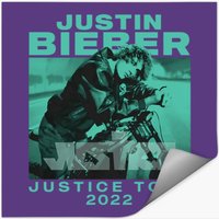 Autocollant double face Justin Bieber Justice World Tour 2022