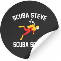 Autocollant Scuba Steve Scuba Squad — Autocollants et stickers