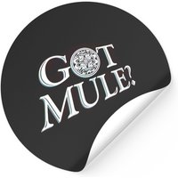 Got Mule? Sticker - Classic Square Style — Stickers & Decals