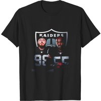 T-shirt de l'équipe Raider, Chandler Jones Argent et Noir — T-shirts pour hommes