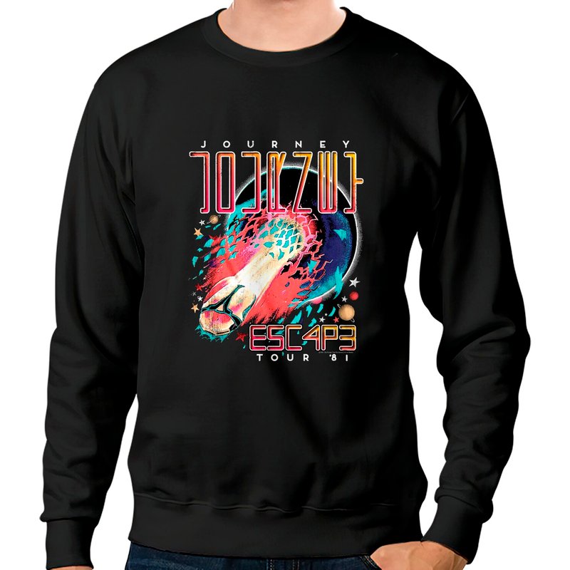 Journey Band Escape Tour 1981 Unisex Sweatshirt — Mens Hoodies