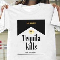 Las Sundays Tequila Kills The Boredom T-Shirt for Men