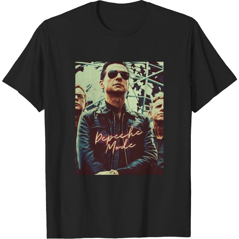 Depeche Mode Men's Black T-Shirt — Mens T Shirts