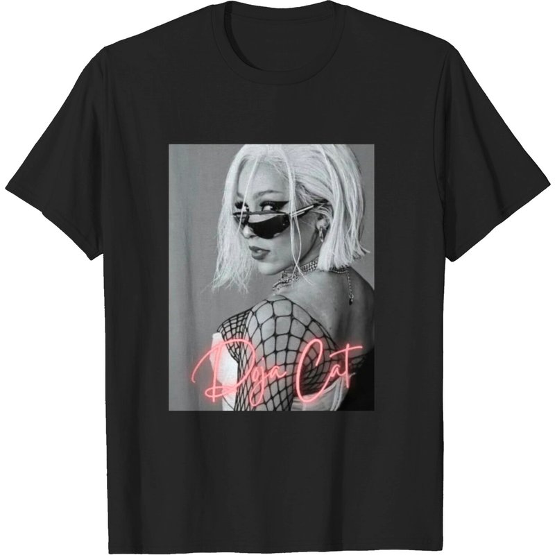 T-shirt pour hommes Doja Cat en noir