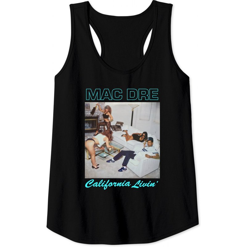 T-shirt en coton lourd Mac Dre California Living pour hommes