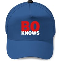 Bo Knows Baseball Cap - Royal Blue Adjustable Baseball Cap — Baseball Cap