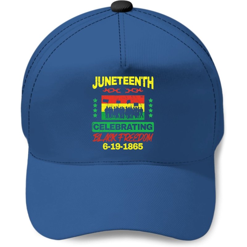 Casquette de baseball Juneteenth 19 juin Liberté Noire — Casquette de baseball