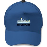Casquette de baseball Skyline de Singapour avec gratte-ciels