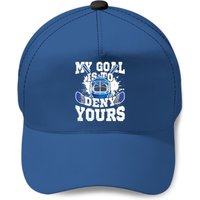Casquette de baseball Ice Hockey Goalie My Goal Is To Deny Yours — Casquette de baseball