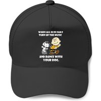 Snoopy Baseball Cap - Custom Print Adjustable Cap — Baseball Cap