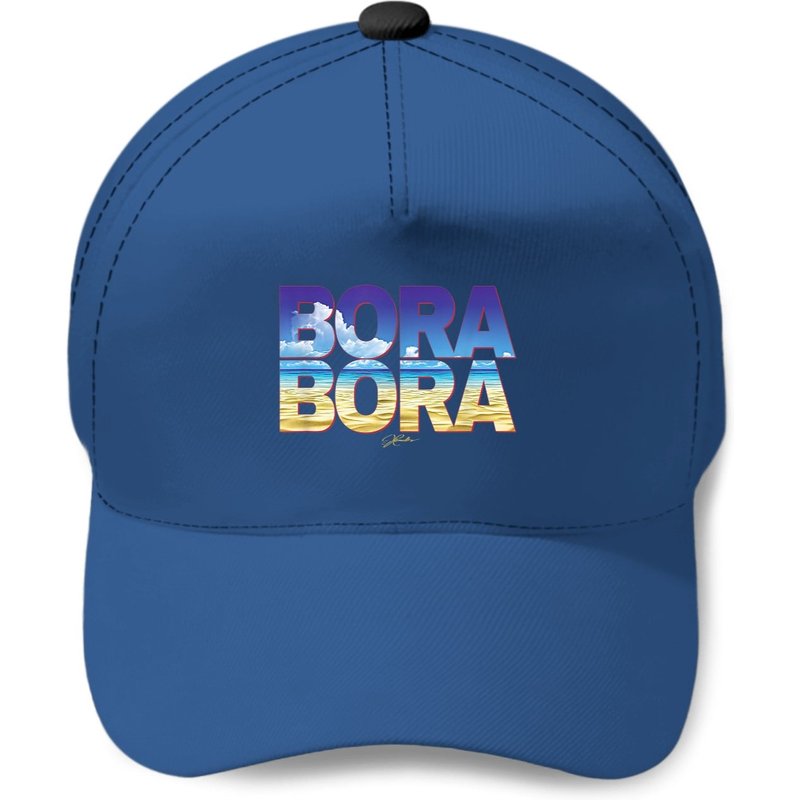 Bora Bora Beach Baseball Cap in Royal Blue — Baseball Cap
