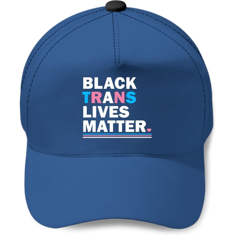 Black Trans Lives Matter Baseball Cap — Baseball Cap