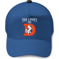 She Loves The Denver D Sports Baseball Cap