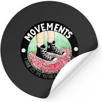 Autocollants essentiels Movements-Daylily pour thème noir