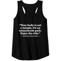 Anthony Bourdain Enjoy The Ride Quote Men's Tank Top